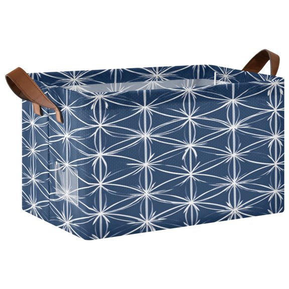 Folding Iron Frame Storage Basket Mediumx1 Storage Basket Open Home Storage Bins Shelf Baskets Storage Box Large Foldable Geometric Vector with