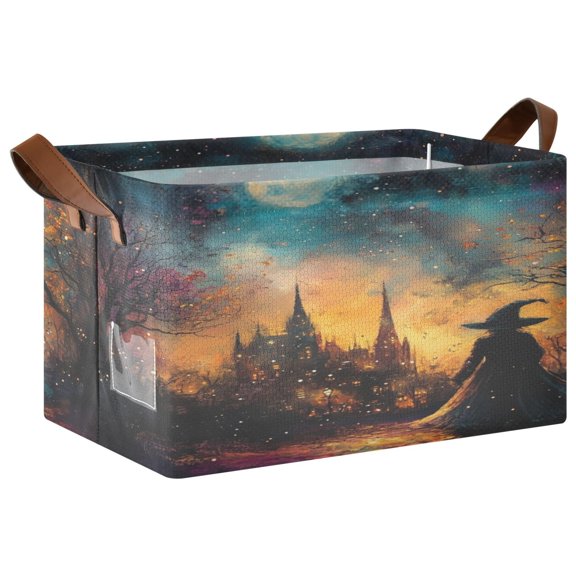 Folding Iron Frame Storage Basket Mediumx1 Storage Basket Open Home Storage Bins Shelf Baskets Storage Box Large Foldable Magic Witch