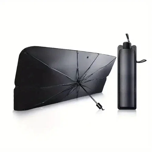 Folding Jumbo Front Rear Car Window Sun Shade Auto Visor Windshield Block Cover