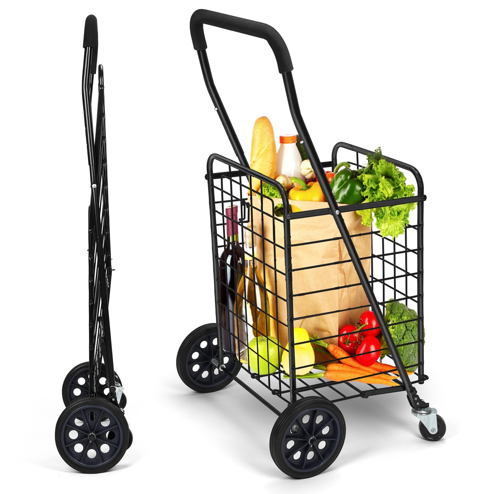 Folding Grocery Shopping Cart
