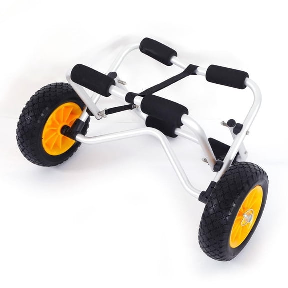 Folding Kayak Boat Canoe Dolly Carry Cart Trailer Carrier Trolley Wheels