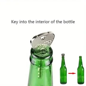 Folding Key Through Bottle Magic Trick Ring Penetration Gimmick Magic Prop Fun Magic Toy Easy to Play Gift for Kids Adults Party
