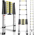 thumbnail image 1 of Folding Ladder Slow Down Design 16.5FT Extendable Ladders Portable for Household /Building Maintenance 330 Pound Capacity, 1 of 7