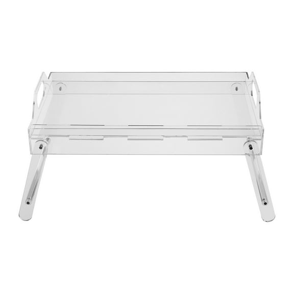 Folding Lap Desk Lap Table, Acrylic Bed Table Tray, Serving Tray, Portable Laptop Computer Children's Desks, Breakfast Tray for Couch or Bed, Folding Bed Tray, Laptop Table