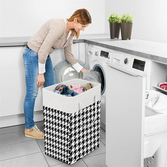 Folding Laundry Basket, Collapsible Storage Bin, Large Capacity, Household Utility Bucket, for Laundry Room, Closet, and Dorm Organization, by FAJHHA