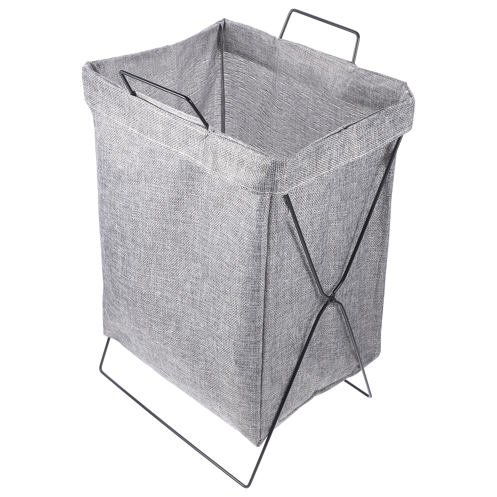 Folding Laundry Basket Foldable Hampers Clothes Storage Box No Cover