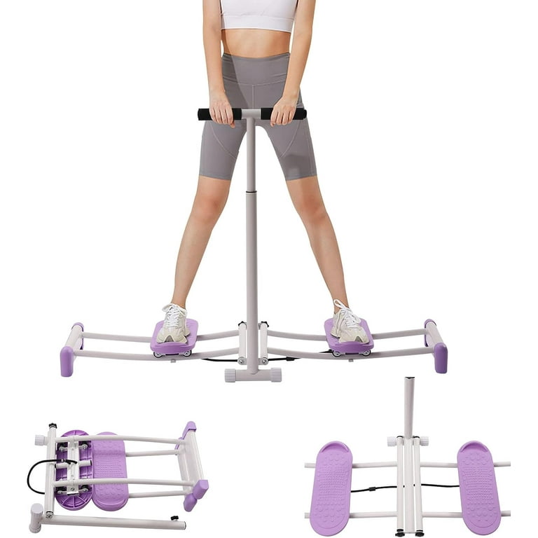 Folding Leg Exercise Equipment, Pelvic Muscle Hip Trainer Inner Thigh  Exerciser Home Gym Machine for Women Purple