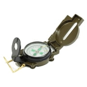Folding Lens Compasses Navigation Expeditions Tool Outdoor Aluminum Alloy Compasses for Outdoor Exploring Camping