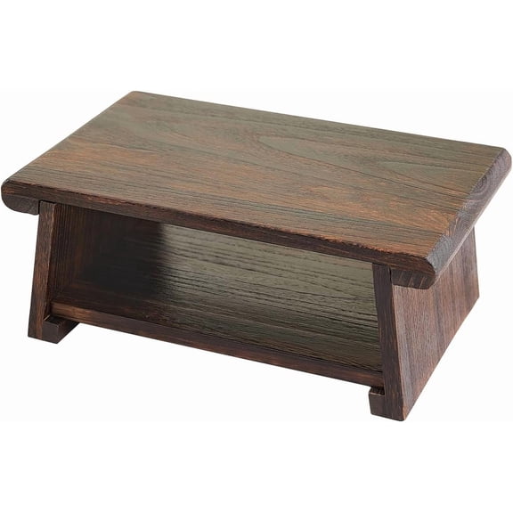 Folding Low Floor Table Wooden Meditation and Altar Table 19.7"x11.8"x7.9"