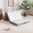 thumbnail image 1 of VKLIVING Tri-Fold Memory Foam Mattress,6 Inch Portable Floor Mattress with Washable Cover, Non-Slip Bottom & Breathable Mesh Sides for Guest Bed, Camping, Home, RV, 1 of 10