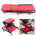 Folding Mechanic Car Creepers Convertible Repair Stool Crawler Board