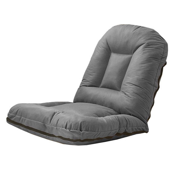 Folding Meditation Chair With Back Support Foldable Floor Chair With 5 Adjustable Position, Padded Folding Floor Gaming Chairs Seating Lounge For Bay Window, Outdoor, Indoor