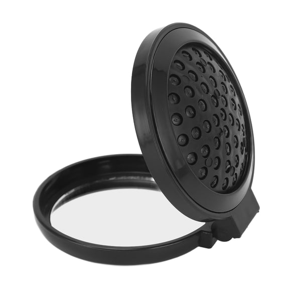 Folding Mirror Brush, Ergonomic Cushion Design For Hair Styling On,the,Go Touch,Ups