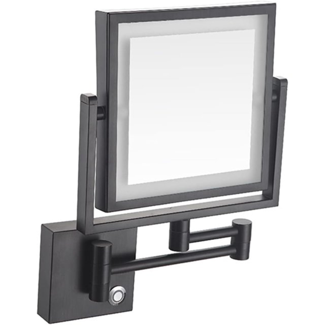 Folding Mirror, Copper Mirror Bathroom, Square Mirror for Shower, Two