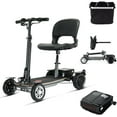 thumbnail image 1 of Folding Mobility Scooter Lightweight, Removable Battery, All Terrain Motorized Scooter with Seat, 15 Miles Range Powered Mobility Scooter, 1 of 10