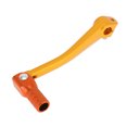 thumbnail image 1 of Folding Motorcycle Gear Shifter Lever for Bosuer 125 Aluminum Alloy Pedal Shift Lever Arm Gold Tone Lever Orange Head, 1 of 6
