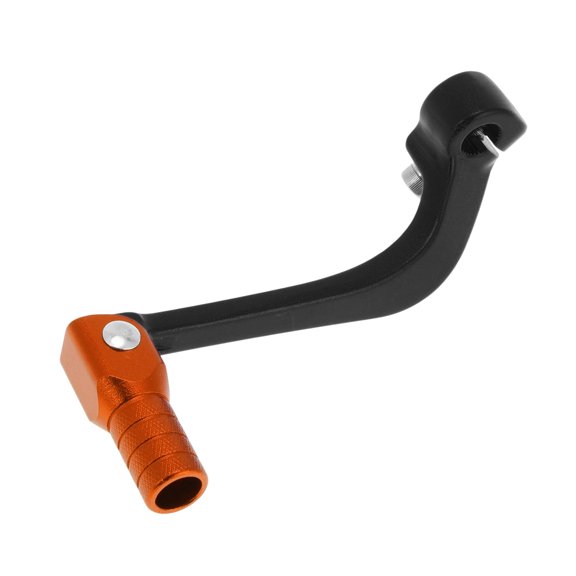Folding Motorcycle Gear Shifter Lever for Honda CRF110F 13-18 Aluminum Alloy Pedal Shift Lever Arm Black Lever Orange Head