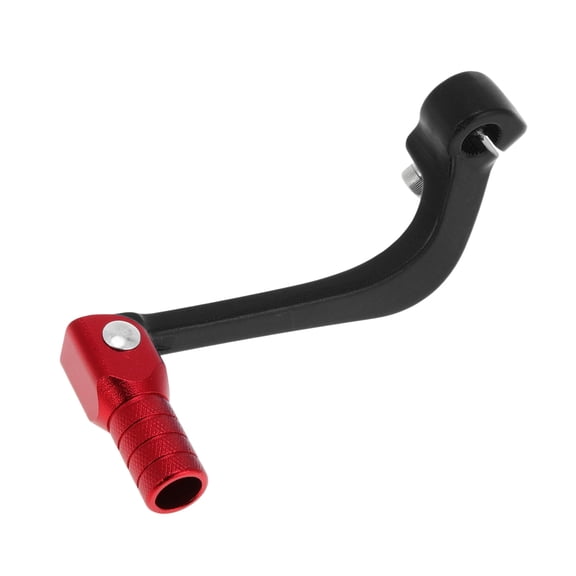 Folding Motorcycle Gear Shifter Lever for Honda CRF110F 13-18 Aluminum Alloy Pedal Shift Lever Arm Black Lever Red head