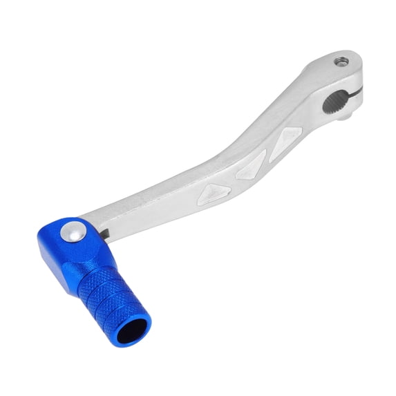 Folding Motorcycle Gear Shifter Lever for Yamaha TTR 50cc Aluminum Alloy Pedal Shift Lever Arm Siver Tone Blue Head