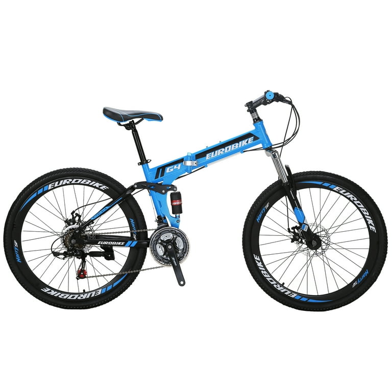 Folding Mountain Bike, Eurobike G4 Mountain bike 26 inch, Full 