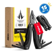 Folding Multi Tool Kit Stainless Steel 1 Multi-Purpose Pocket Multitool Plier, Camping, Hunting, Fishing and Hiking - Stocking Stuffers for Christmas, Xmas, Thanksgiving - Cool Gadgets for Men