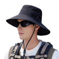 thumbnail image 1 of Folding Outdoor Sun Hat Personality Accessory Hat Artistic Youth Soft Hat, 1 of 20