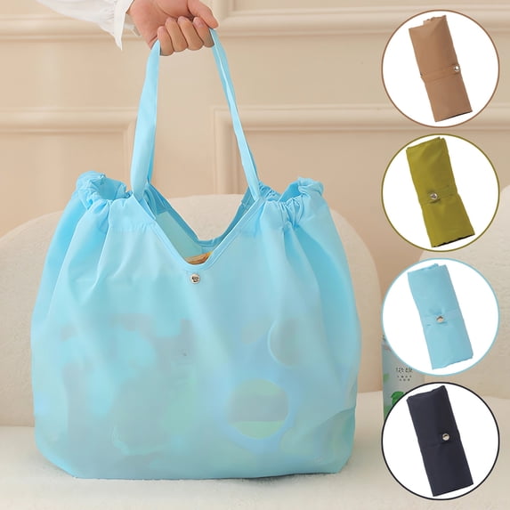 Folding Outdoor Travel Bag Portable Waterproof Sundry Storage Large Capacity Supermarket Shopping Bag for Easy Packing and Organized Travel Essentials