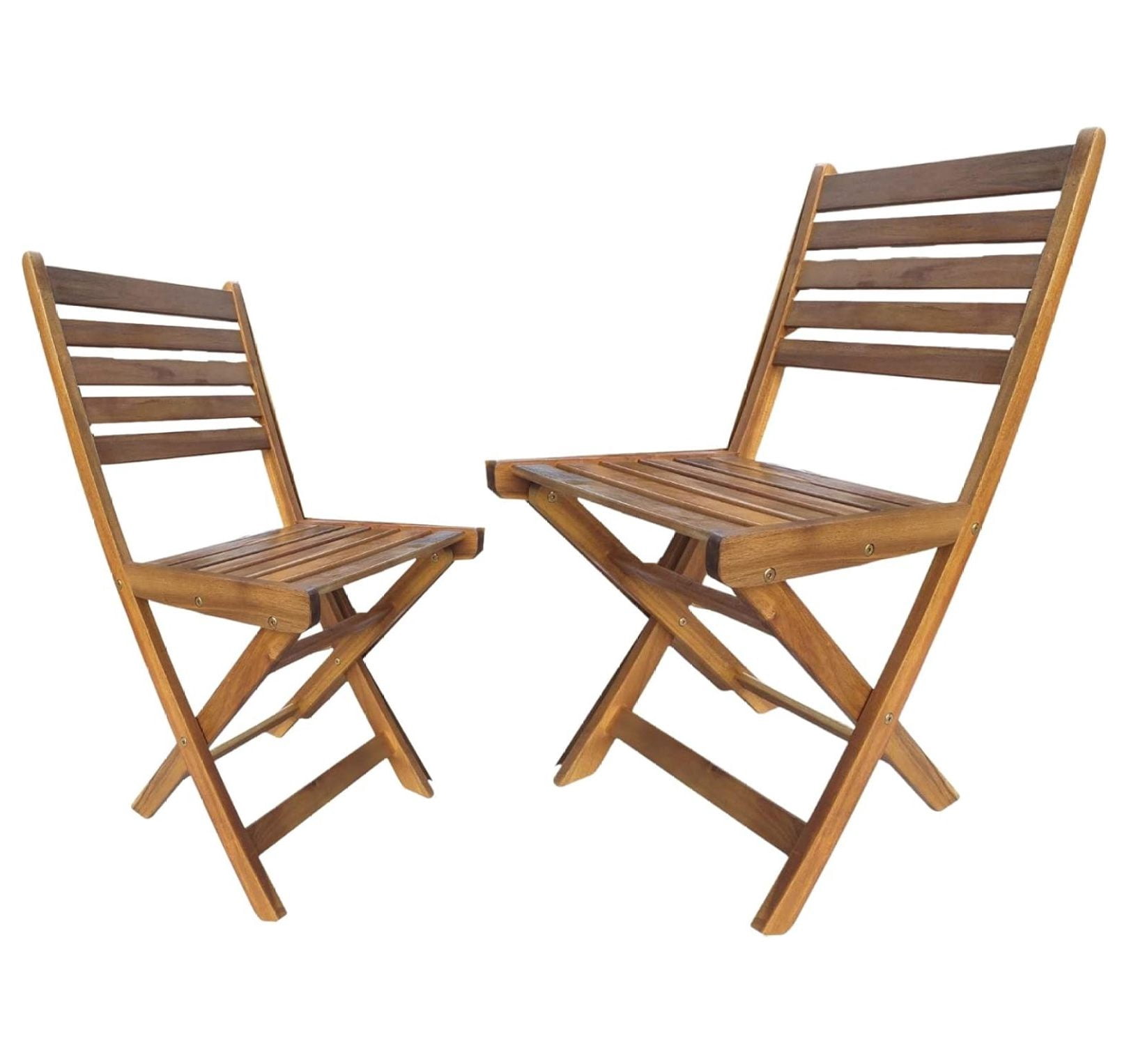 Folding Patio Chair Set of 2 – Foldable Wood Outdoor …