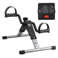 thumbnail image 1 of Folding Pedal Exerciser, Mini Exercise Bike for Seniors - Under Desk Bike with LCD Display, Adjustable Resistance, Portable Cardio Workout Equipment for Arms and Legs, 1 of 7