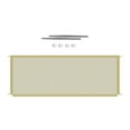 thumbnail image 1 of Folding Pet Extra Wide Dog Gate for The House, Doorway, Stairs, Freestanding Foldable Wire, Set of Support Feet - Beige, 180x72cm, 1 of 6