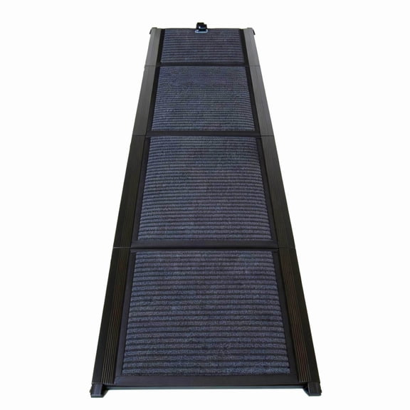 Folding Pet Ramps, Suitable for Large Dogs, 71" L x 17.3" W, with A Non-slip Carpeted Surface for Easy Entry and Exit From Vehicles, Suitable for SUVs and Trucks, Maximum Load Capacity 250 Lb