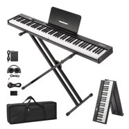 Sonart 88-Key Electronic Digital Piano, Full Size Weighted Keyboard ...