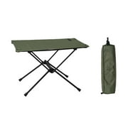 Folding Picnic Table Portable Camping Desk Aluminum Table for Picnic Hiking Camping Beach Cooking and Backyard Use