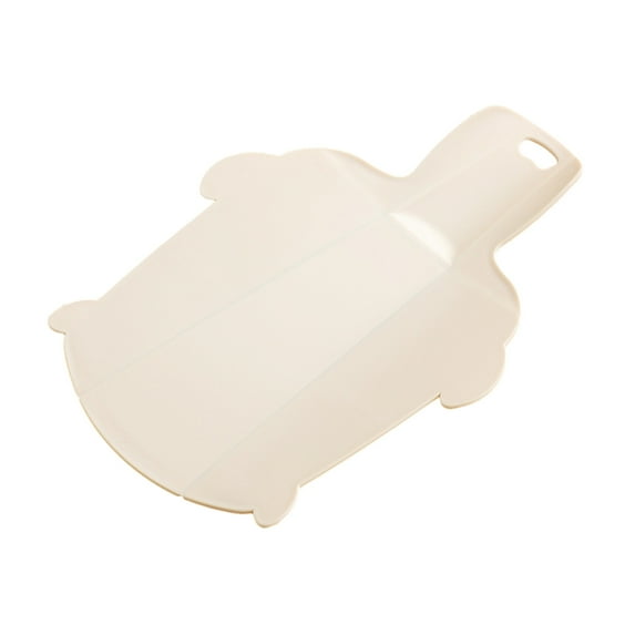Folding Plastic Cutting Board - Chopping Board Kitchen Prep Mat | Non Slip Surface | Dishwasher Safe - khaki
