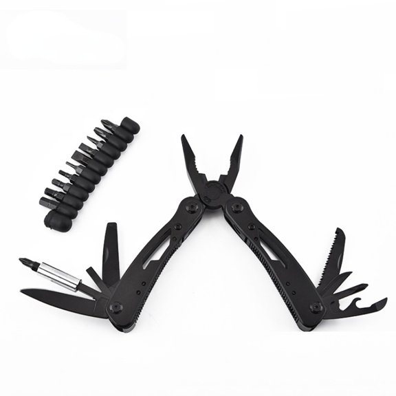 Folding Pliers Outdoors Hunting Stainless Multitools, EDC Multi-tool Folding Plier Tool Portable Knife Replaceable Hand Tools Set