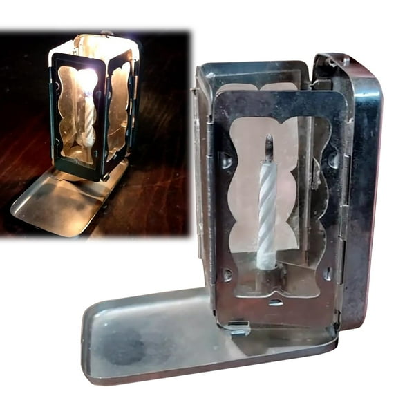Folding Pocket Candle Lantern,Folding Pocket Candle,Krogesdiscount Folding Pocket Candle Lantern,Folding Pocket Candle for Indoor Outdoor with Candles