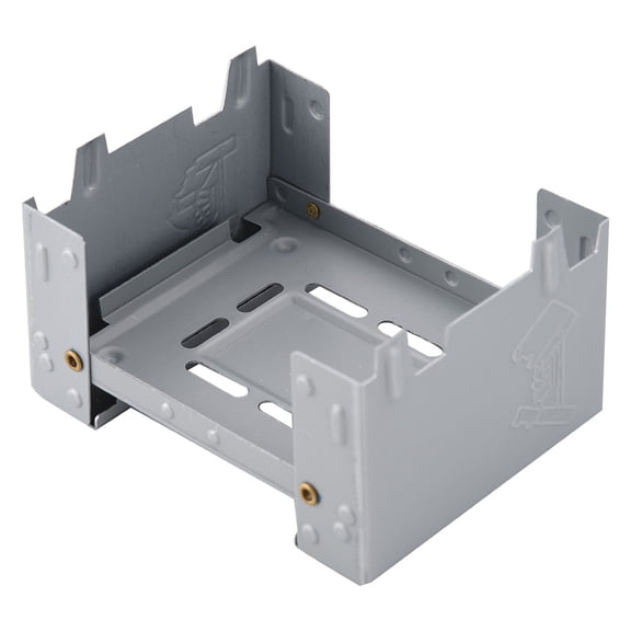 Folding Pocket Stove Solid Alcohol Fuel Outdoor Military Camping Alcohol Stove Portable Pocket Burner for Traveling Light, Hiking 95 x 75mm