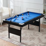 American Legend Kirkwood 84” Billiard Table with Rustic Blond Finish, K ...