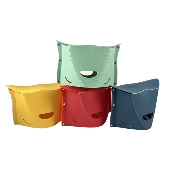 Folding Portable Camping Hiking Stools with Handbag Function - Lightweight Collapsable Travel Chairs for BBQ, Library & Backpacking - Outdoor Ultralight Mini Step Stool Foldable