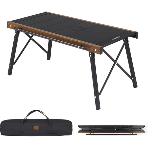 Folding Portable Camping Table Ultralight Aluminum for Outdoor Picnic Car RV Trip Patio Backyard BBQ