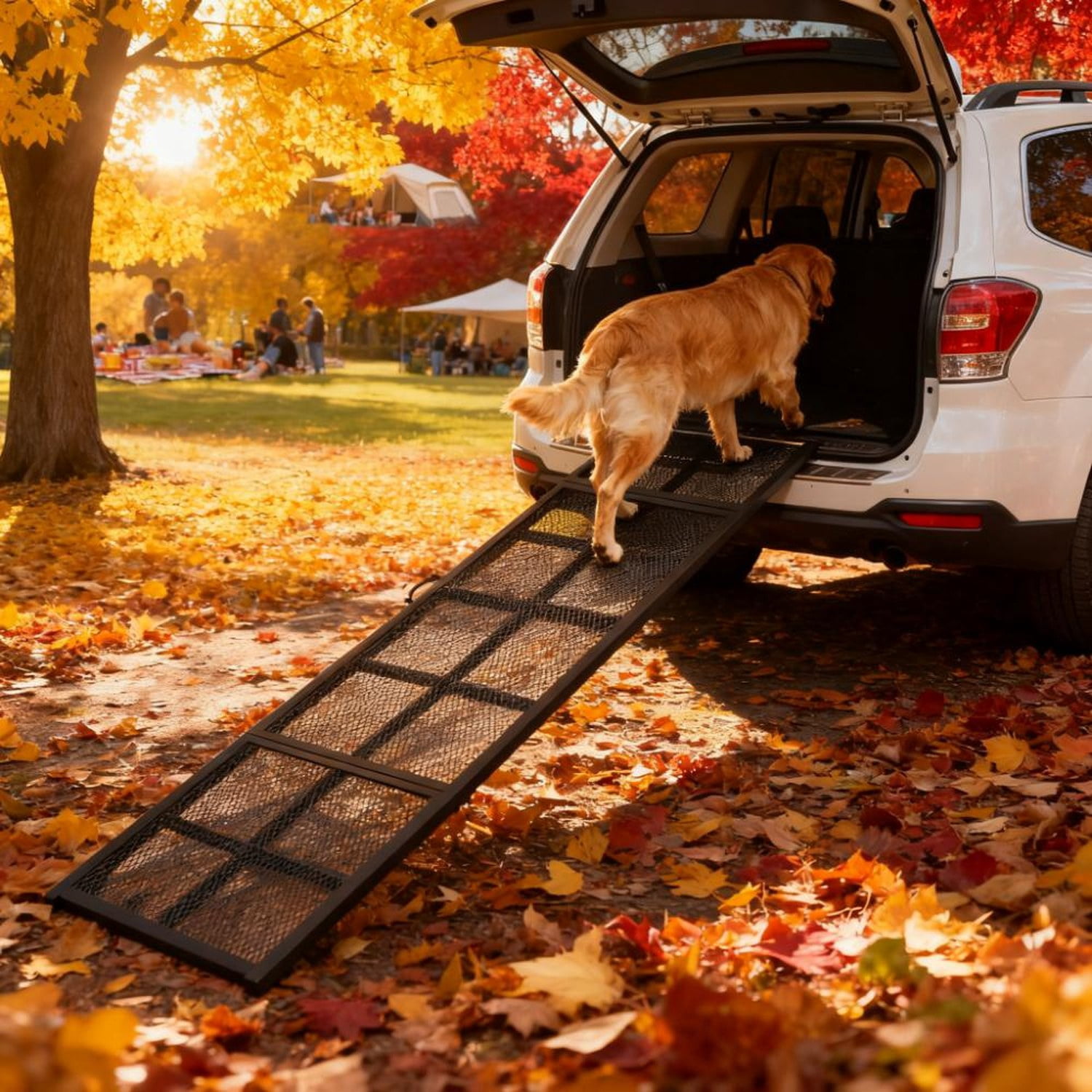 Long Pet Ramp Folding Portable Pet Ramp Extra Long and Wide Dog Car Ramp - Walmart.com
