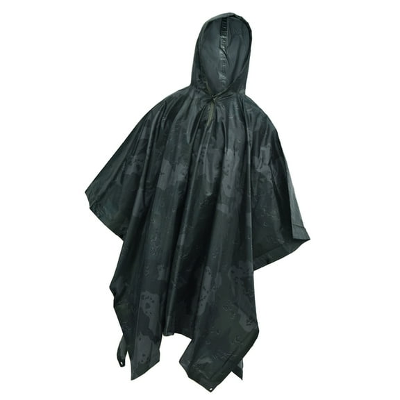 Folding Raincoats Waterproofs Camouflage Rain Coat with Hooded Hiking Rain Gear