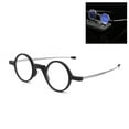thumbnail image 1 of Folding Reading Glasses Blue Light Blocking Round Pocket Reader w/ Keychain Box, 1 of 4
