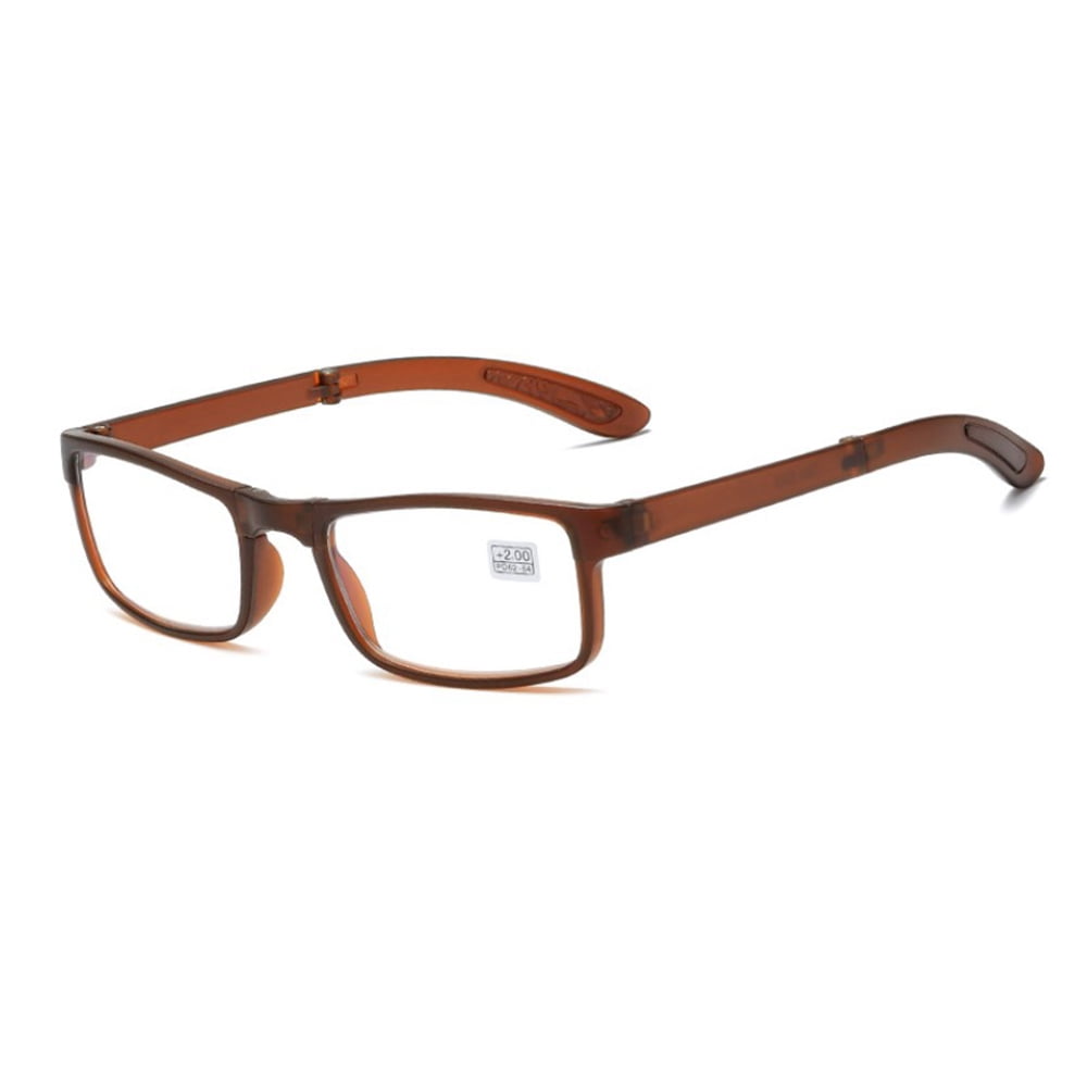 Folding Reading Glasses Spring Hinge Eyeglasses Anti Glare UV Eyestrain