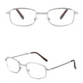 thumbnail image 1 of Folding Reading Glasses for Men Women, Blue Light Blocking Computer Readers Metal Frame 3.5x,Silver, 1 of 7