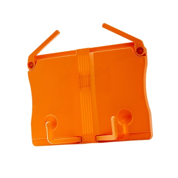 Folding Reading Stand Adjustable Textbook Stand with Paper Clip Extendable Arm for Cookbook Tablets Music Score