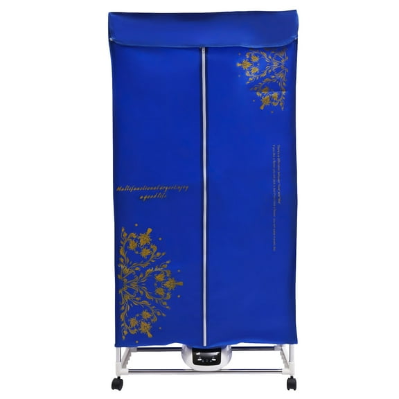 Folding Remote Control Clothes and Shoe Dryer with Over-Temperature Protection, Quiet Operation, and Adjustable Brackets