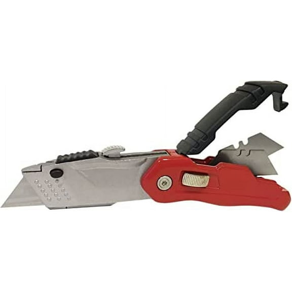 Folding Retractable Utility Knife and Box Cutter
