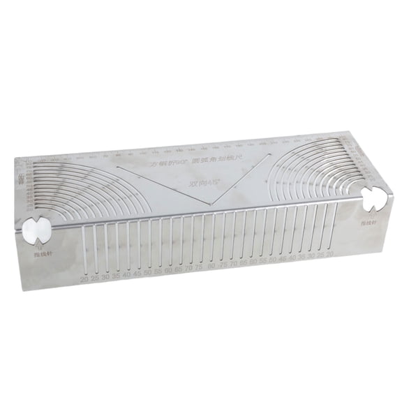 Folding Right Angles Drawing Tool Line Drawing Ruler Tool Square Tube Multifunctional Corner Drawing Ruler Line Drawer