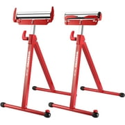 Folding Roller Stand Height Adjustable, Heavy Duty 250 LB Load Capacity, Outfeed Woodworking